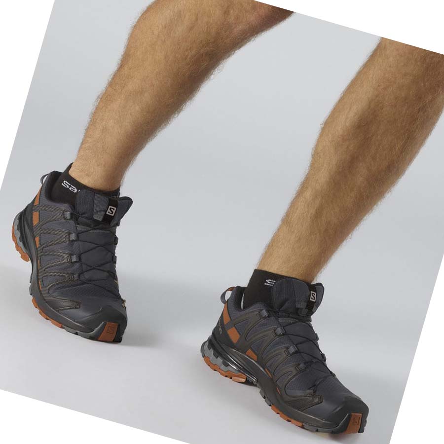 Salomon XA PRO 3D v8 GORE-TEX Trail Futócipő Férfi Titán | HU 2117ILH